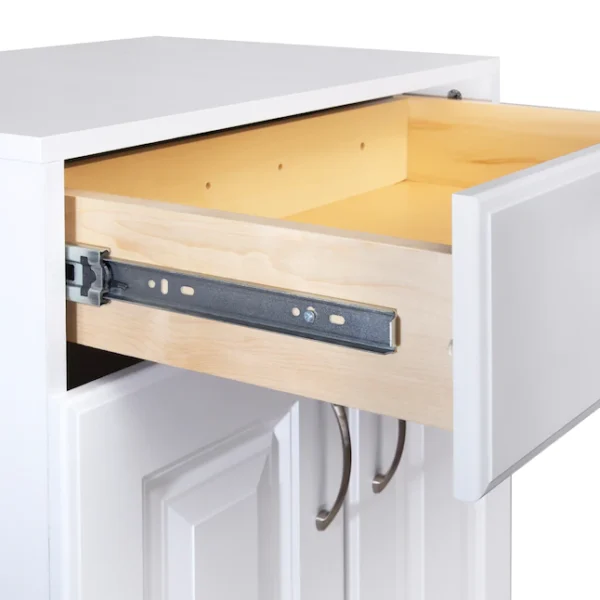 Estate ESBDD24SW 23.75-in W x 34.5-in H Wood Composite White Wall-mount Utility Storage Cabinet - Image 3