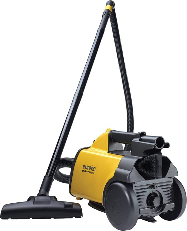 3670M Canister Cleaner, Lightweight Powerful Vacuum for Carpets and Hard floors, w/ 5bags,Yellow - Image 2