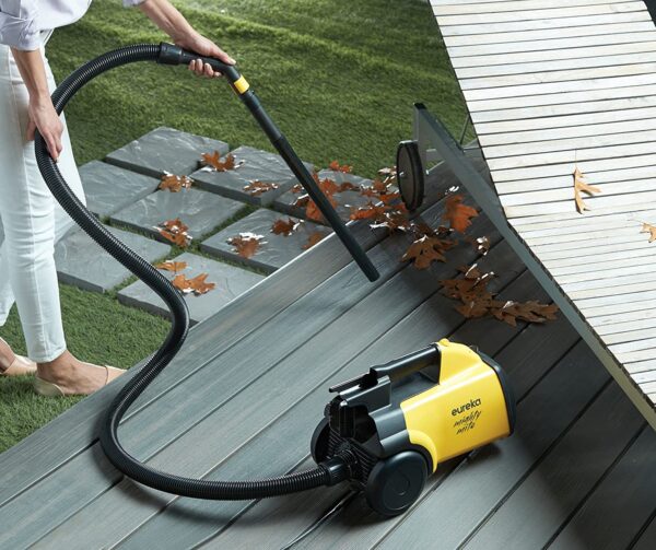 3670M Canister Cleaner, Lightweight Powerful Vacuum for Carpets and Hard floors, w/ 5bags,Yellow - Image 4