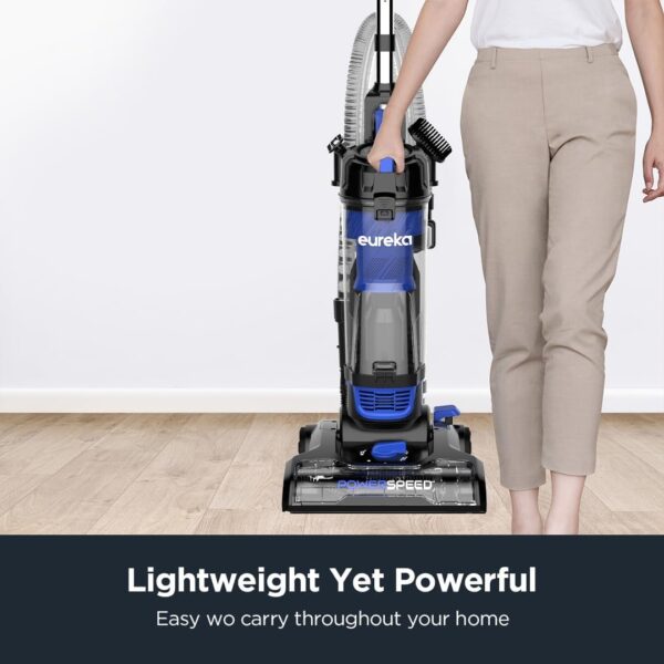 Lightweight Powerful Upright Vacuum Cleaner for Carpet and Hard Floor, New Model,Blue,black/New Model - Image 6