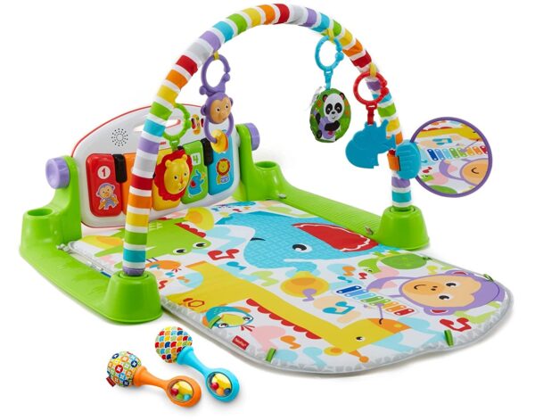 Fisher-Price Deluxe Kick   Play Piano Gym   Maracas