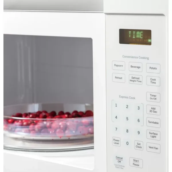 JVM3160DFWW 1.6 cu. ft. Over the Range Microwave in White - Image 2