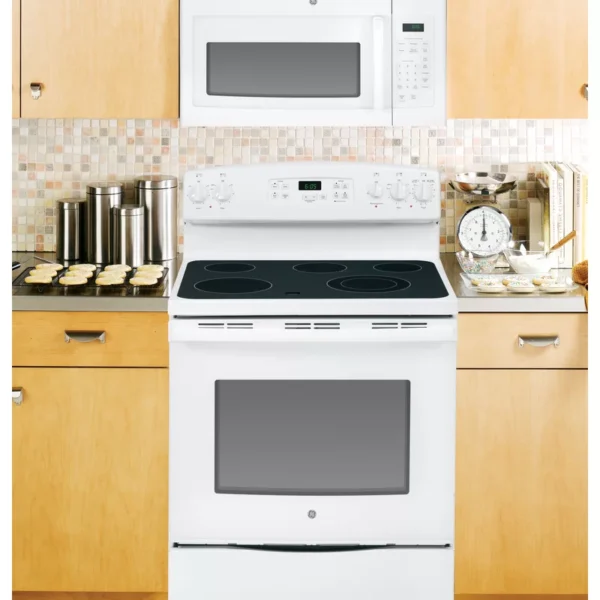 JVM3160DFWW 1.6 cu. ft. Over the Range Microwave in White - Image 3