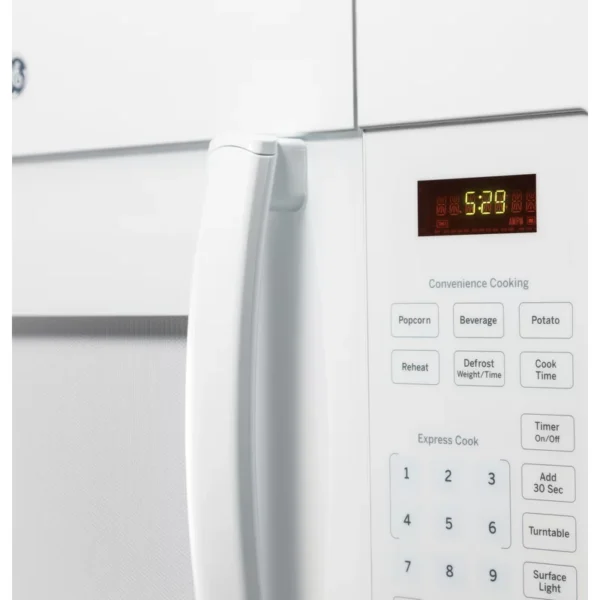 JVM3160DFWW 1.6 cu. ft. Over the Range Microwave in White - Image 4