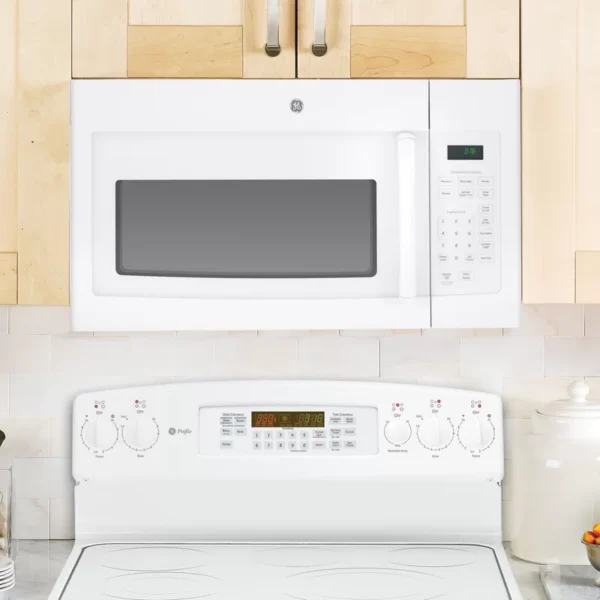 JVM3160DFWW 1.6 cu. ft. Over the Range Microwave in White - Image 9