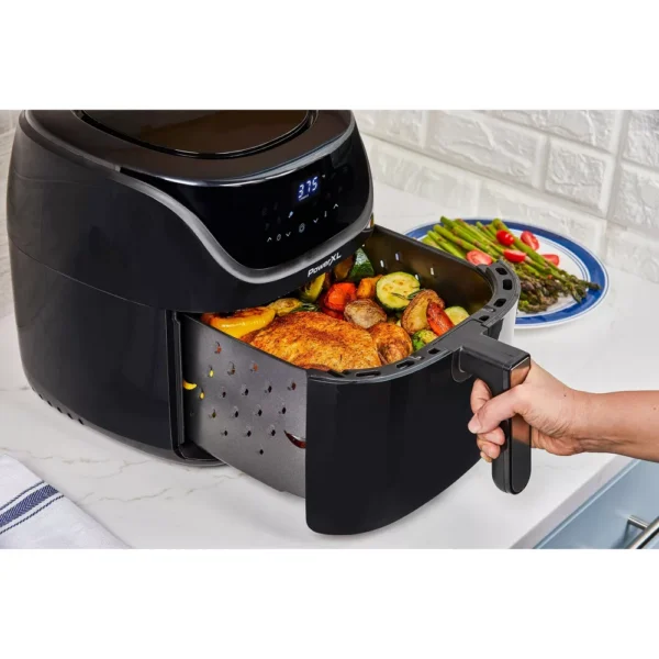 PowerXL Vortex Pro Air Fryer 8qt   Black - Image 3