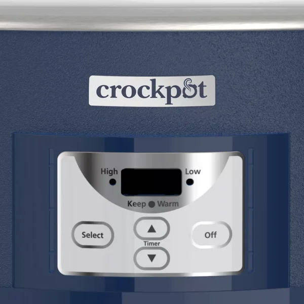 Crock-Pot 7qt One Touch Cook and Carry Slow Cooker   Blue - Image 5