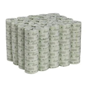 Pacific Professional Pacific Blue Basic Bathroom Tissue, Septic Safe, 2-Ply, White, 550 Sheets/Roll, 80 Rolls/Carton -GPC1988001