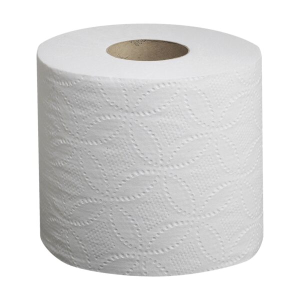 Pacific Professional Pacific Blue Basic Bathroom Tissue, Septic Safe, 2-Ply, White, 550 Sheets/Roll, 80 Rolls/Carton -GPC1988001 - Image 2
