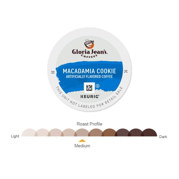 Gloria Jean s Macadamia Cookie Coffee, Keurig Single Serve K-Cup Pods, Medium Roast Coffee, 96 Count (4 Packs of 24) - Image 8