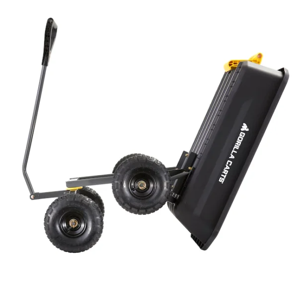 Gorilla Carts  4-cu ft Poly Yard Cart - Image 2