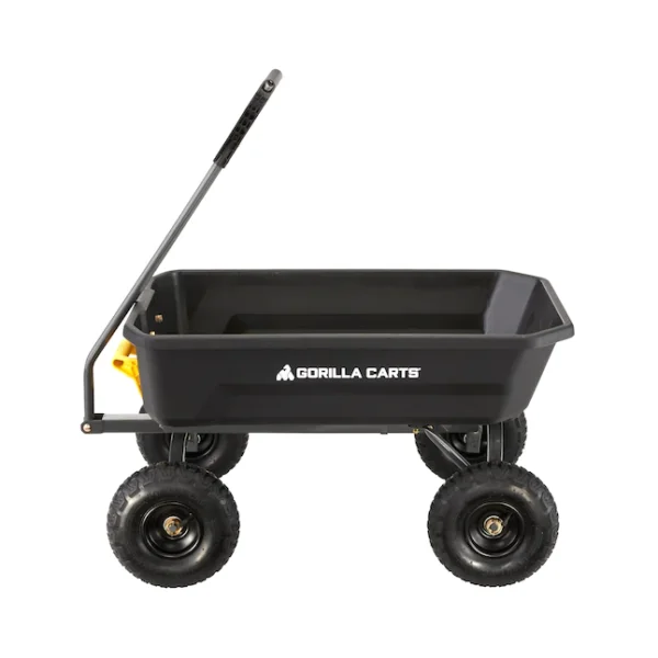 Gorilla Carts  4-cu ft Poly Yard Cart - Image 4