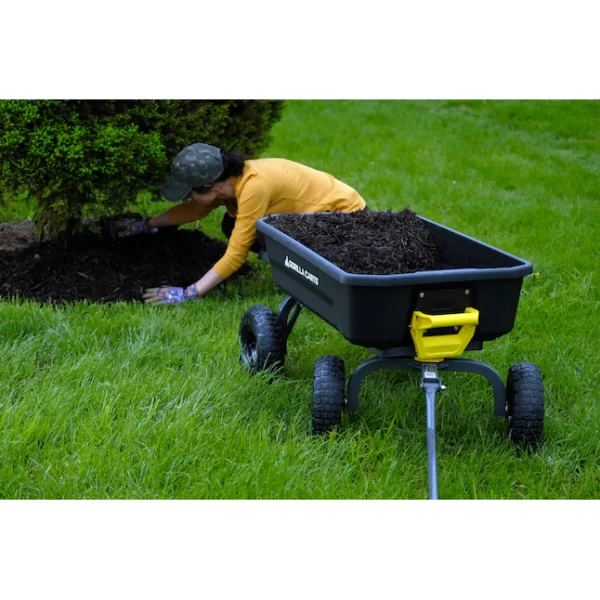 Gorilla Carts  4-cu ft Poly Yard Cart - Image 6