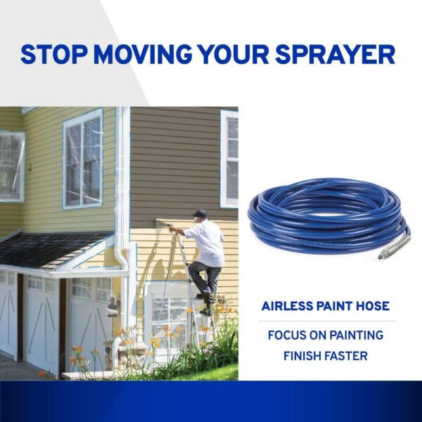 Graco 18F040 Magnum X7 Cart Airless Paint Sprayer with 20 in. extension, 50 ft. Hose and TRU517 Tip - Image 3