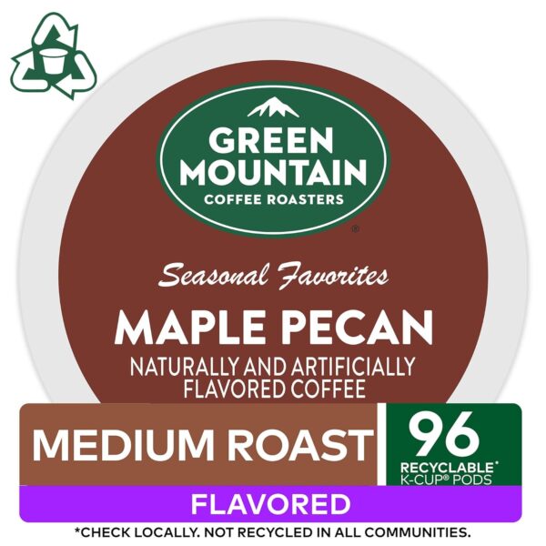 Green Mountain Coffee Roasters Maple Pecan Coffee,Keurig K-Cup Pods, Light Roast, 96 Count (4 Packs of 24) - Image 8