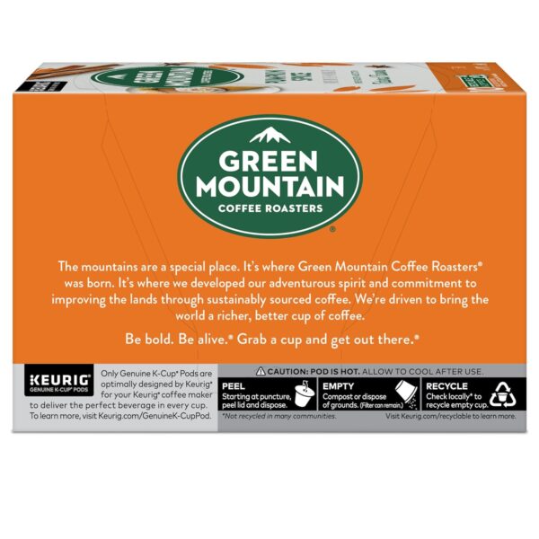Green Mountain Coffee Roasters Pumpkin Spice, Keurig Single-Serve K-Cup Pods, Light Roast Coffee, 60 Count (6 Packs of 10) - Image 3