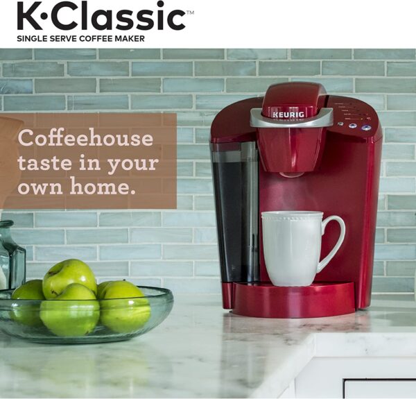 K-Classic Coffee Maker, Single Serve  Pod Coffee Brewer, 6 to 10 Oz. Brew Sizes, Rhubarb - Image 8