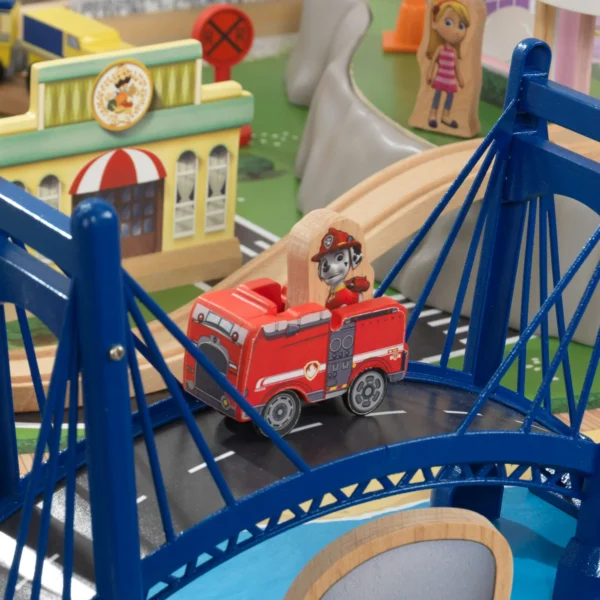 PAW Patrol Adventure Bay Wooden Play Table with Rotating Lookout Tower, 73 Pieces - Image 8