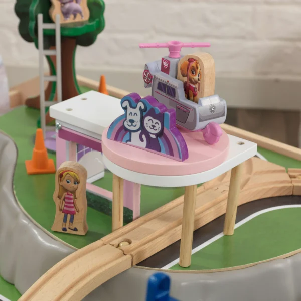 PAW Patrol Adventure Bay Wooden Play Table with Rotating Lookout Tower, 73 Pieces - Image 10