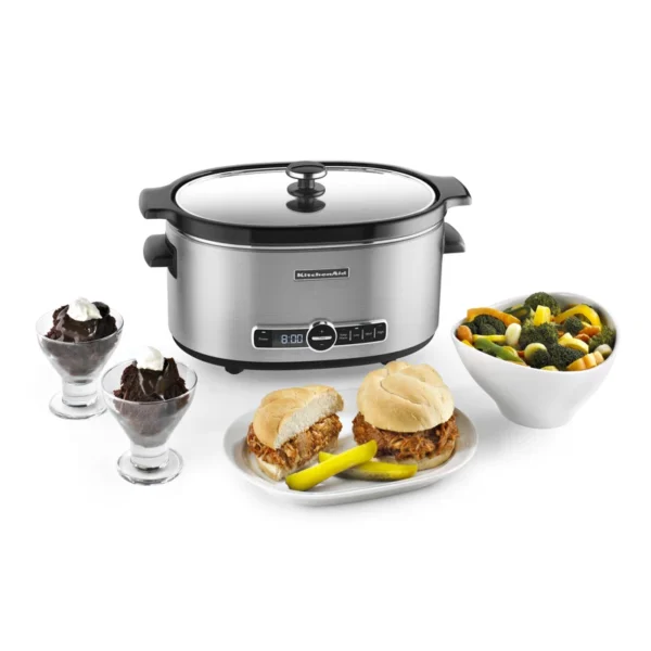KSC6223SS 6-Qt. Slow Cooker with Standard Lid   Stainless Steel - Image 2