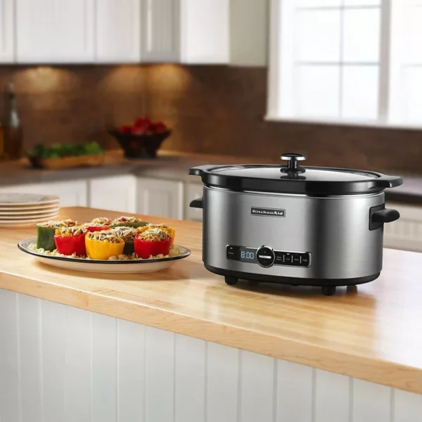 KSC6223SS 6-Qt. Slow Cooker with Standard Lid   Stainless Steel - Image 3
