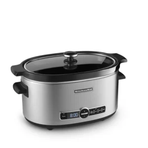 KSC6223SS 6-Qt. Slow Cooker with Standard Lid   Stainless Steel