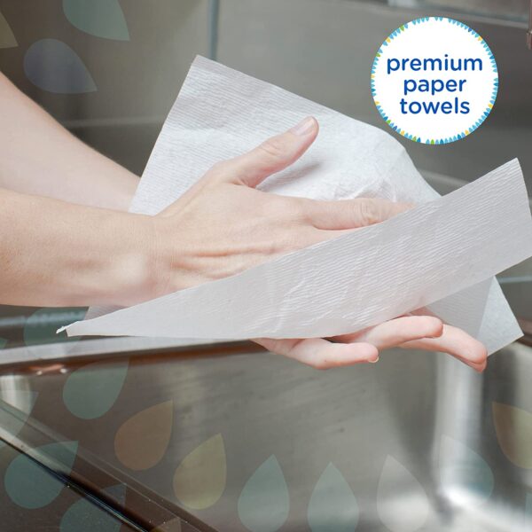 Kleenex Multifold Paper Towels (01890), White, 16 Packs / Case, 150 Tri Fold Paper Towels / Pack, 2,400 Towels / Case - Image 6