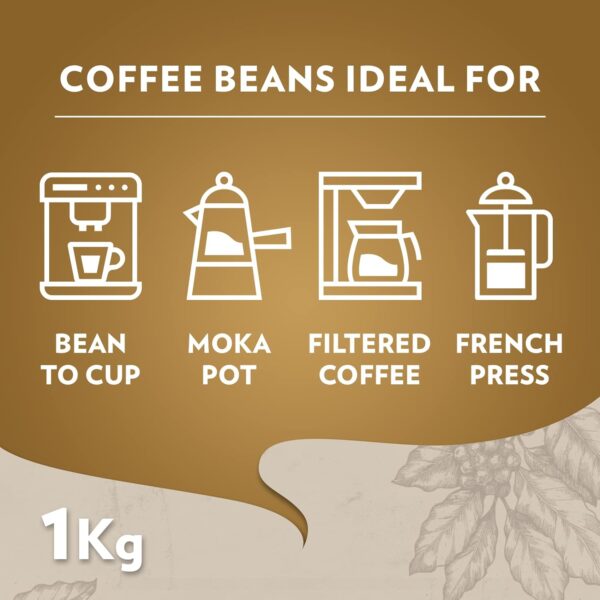 Lavazza Qualit?? Oro Whole Bean Coffee Blend, Medium Roast, 2.2-Pound Bag (Pack of 6) ,Full-bodied medium roast with sweet, aromatic flavor, Non-GMO, Value Pack - Image 8