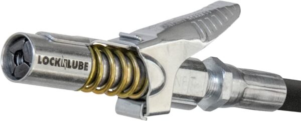 GC81011 Grease Gun Coupler locks onto Zerk fittings. Rated 10,000 PSI. Long-lasting rebuildable tool.