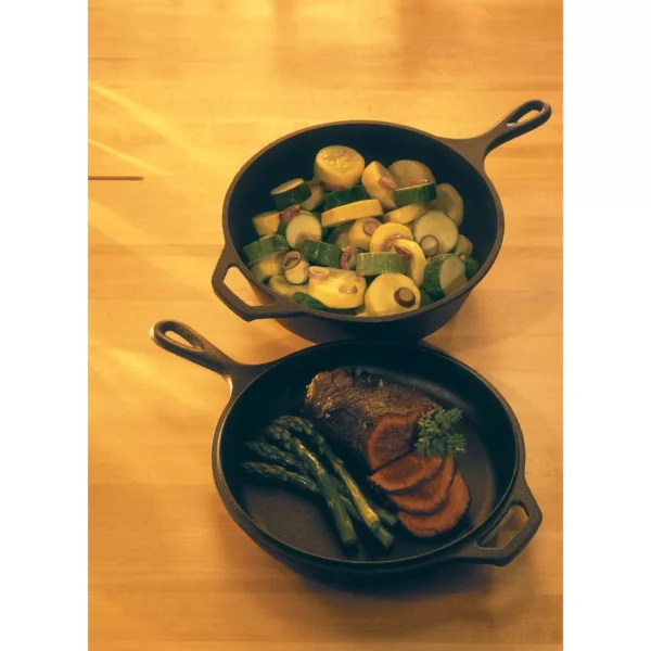 LCC3 Cast Iron Combo Cooker, Pre-Seasoned, 3.2-Quart - Image 2
