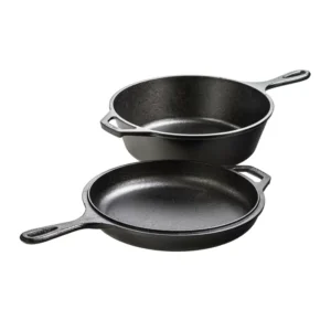 LCC3 Cast Iron Combo Cooker, Pre-Seasoned, 3.2-Quart