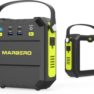 MARBERO Portable Power Station, 83Wh Solar Generator 22500mAh (Green)