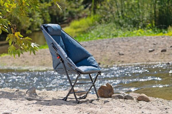 Diamond Rocker Chair, Steel Blue - Image 5