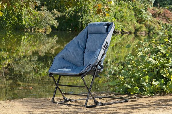 Diamond Rocker Chair, Steel Blue - Image 6