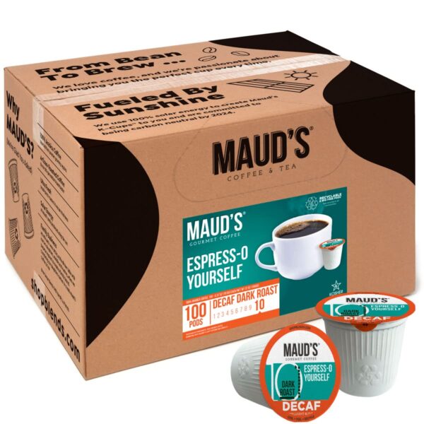 Maud s Decaf Kona Coffee Pods, 100 ct Decaffeinated Kona Coast Blend - Image 2