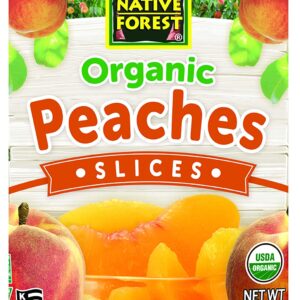 Native Forest Organic Sliced Peaches, 15 Ounce Cans (Pack of 6)