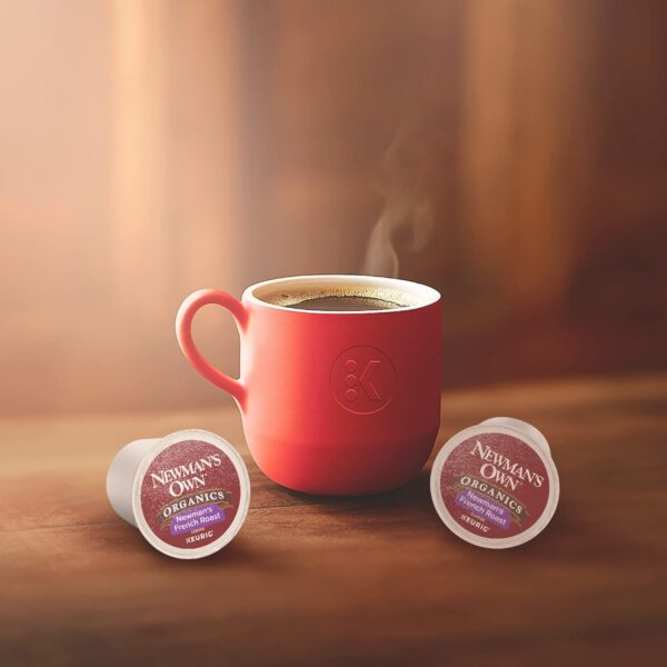 Newman s Own Organics French Roast, Single-Serve Keurig K-Cup Pods, Dark Roast Coffee, 96 Count - Image 6