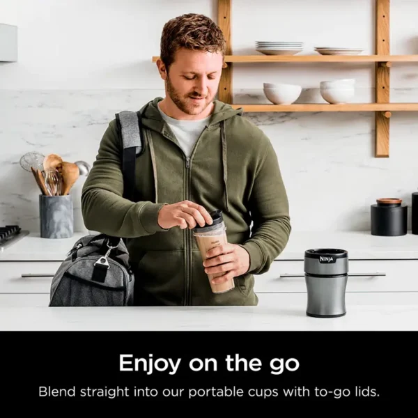 BN301  Compact Personal Blender, 900-Peak-Watt Motor, Silver - Image 13