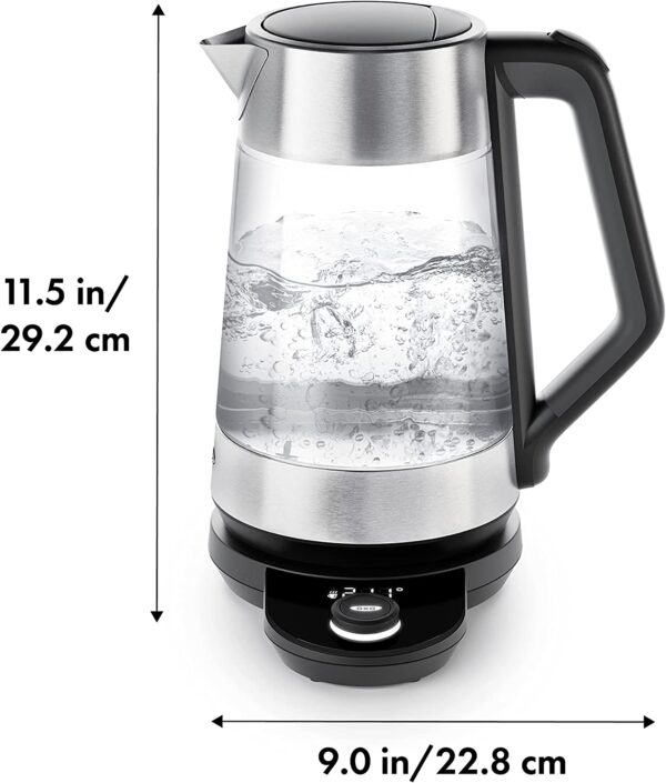 OXO Brew Adjustable Temperature Kettle, Electric, Clear - Image 2