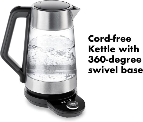 OXO Brew Adjustable Temperature Kettle, Electric, Clear - Image 3