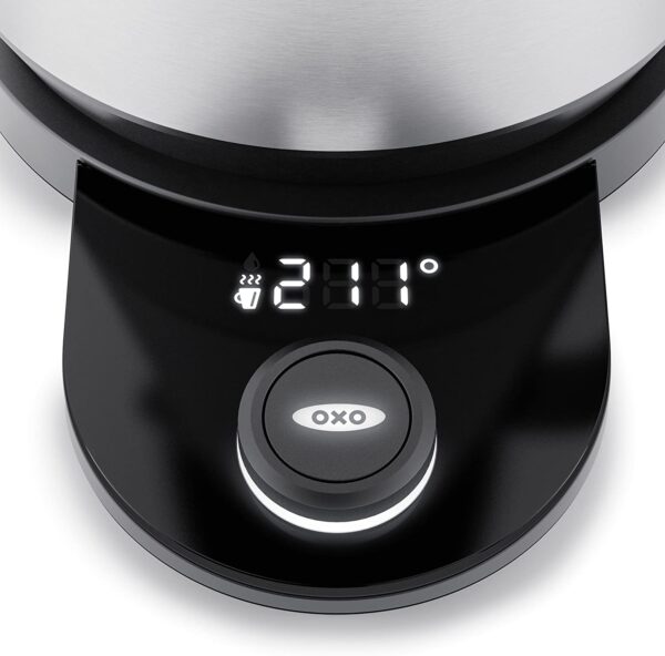 OXO Brew Adjustable Temperature Kettle, Electric, Clear - Image 7