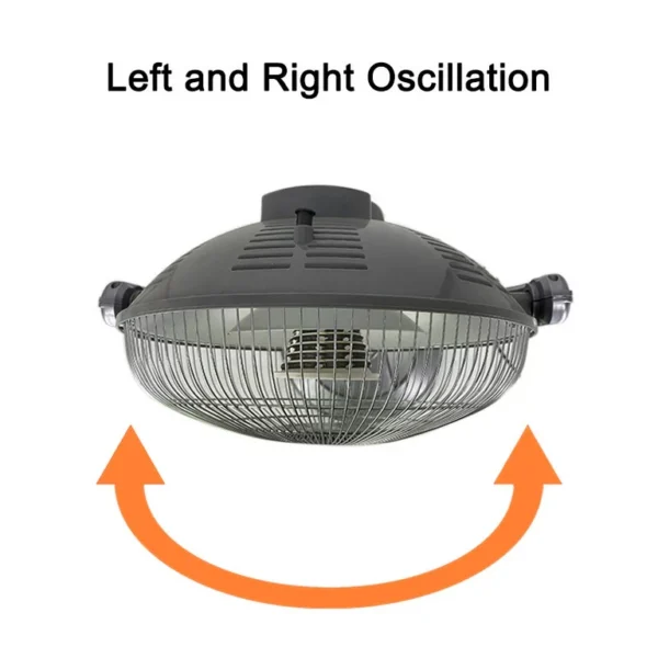 H-4501 14  Adjustable Oscillating Pedestal Dish Heater w/ Remote Control - Image 7