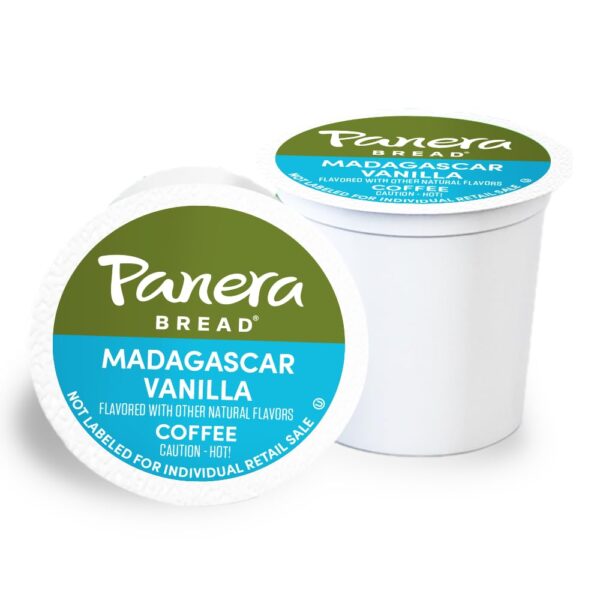 Panera Bread Madagascar Vanilla Light Roast Coffee, Single Serve 60 Count Pods (6 Packs of 10) - Image 2