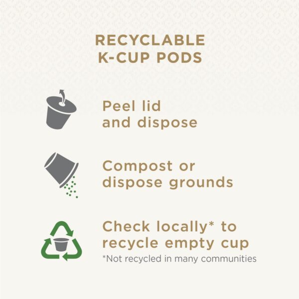 Peet s Coffee, Medium Roast Decaffeinated Coffee K-Cup Pods for Keurig Brewers   Decaf Especial 60 Count (6 Boxes of 10 K-Cup Pods) - Image 4