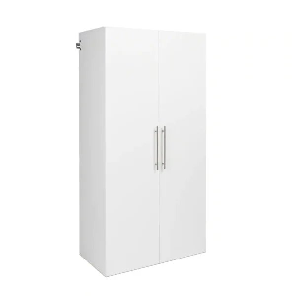36 in. W x 72 in. H x 20 in. D Wardrobe Cabinet in White (1-Piece)
