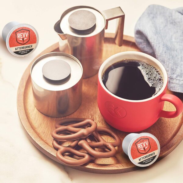 REVV Afterburner, Single-Serve Keurig K-Cup Pods, Dark Roast Coffee Pods, 96 Count - Image 4