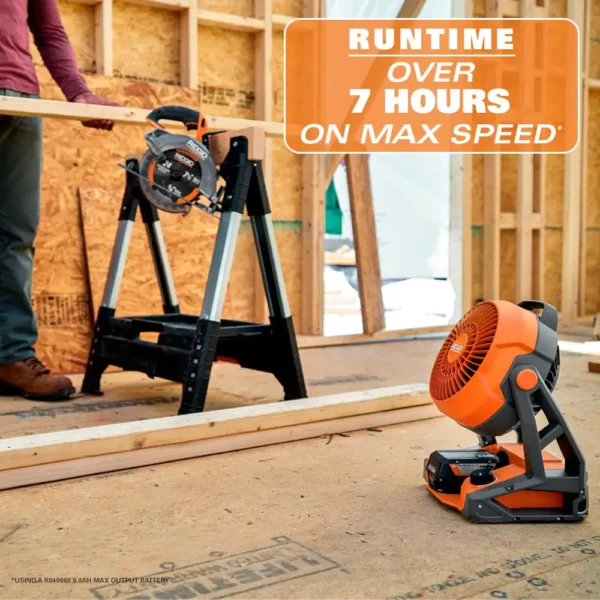 R860721B 18V Cordless Hybrid Jobsite Fan (Tool Only) - Image 4