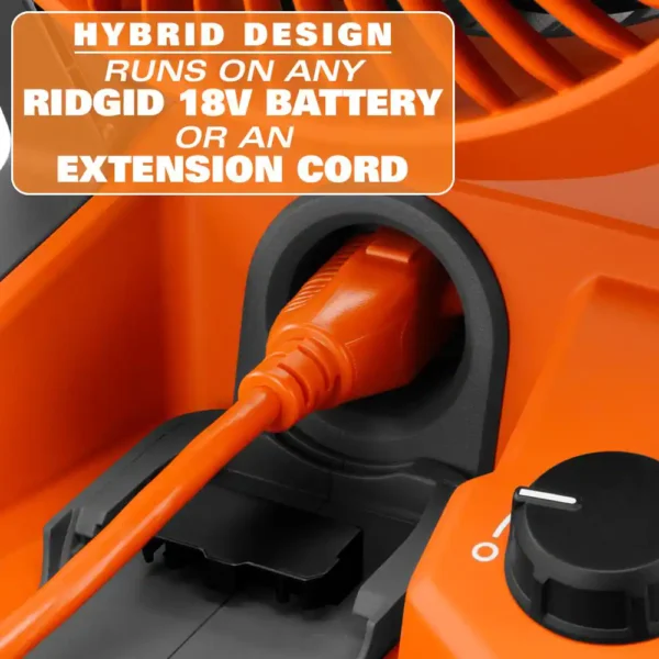R860721B 18V Cordless Hybrid Jobsite Fan (Tool Only) - Image 6