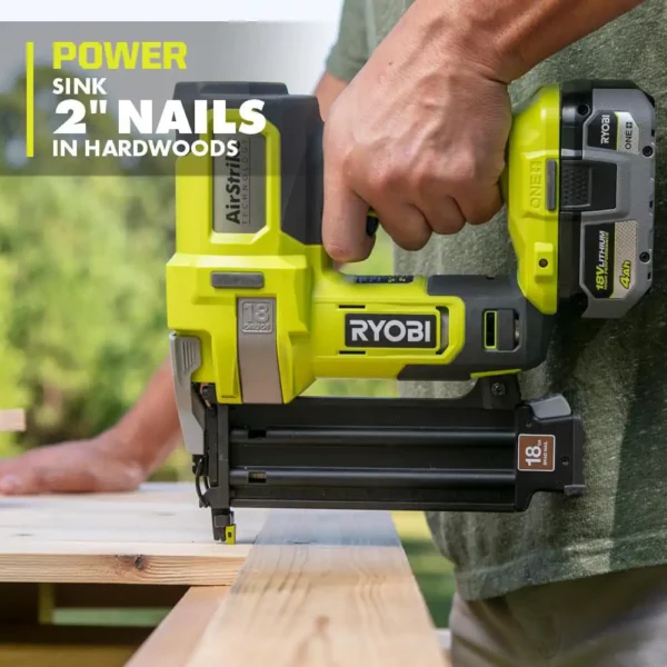 PBT01B-P321  18V Cordless 2-Tool Combo Kit with 7-1/4 in. Sliding Compound Miter Saw and  Brad Nailer (Tools Only) - Image 4