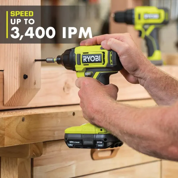 PCL235K2  18V Cordless 1/4 in. Impact Driver Kit with (2) 1.5 Ah Batteries and Charger - Image 6
